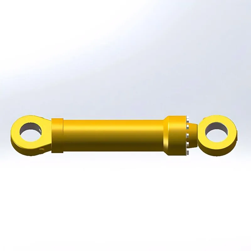 Double Clevis Bulldozer Hydraulic Cylinder 3D Solid Model - Qicanchengmei