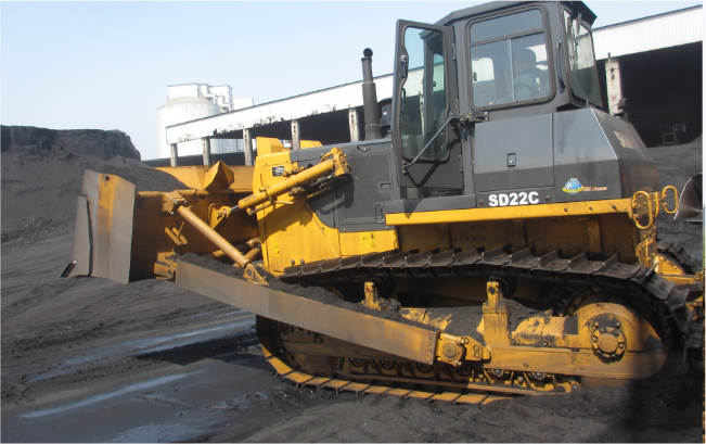Shantui SD22 Bulldozer Cylinder Barrel Rupture Repair Case